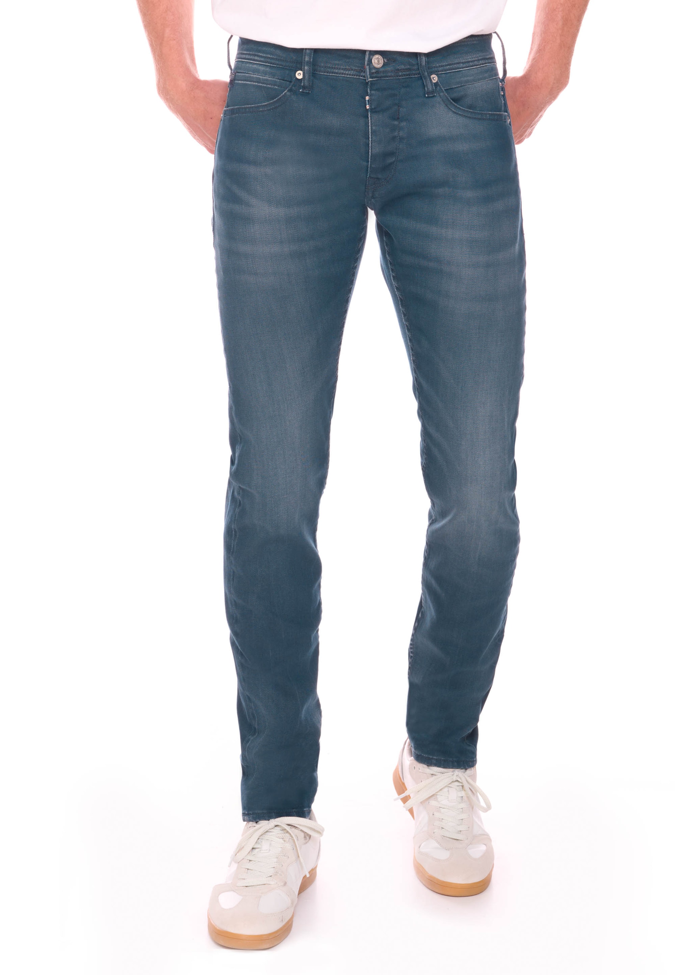 Le Temps Des Cerises Regular Jeans '700/11' in Blue: front
