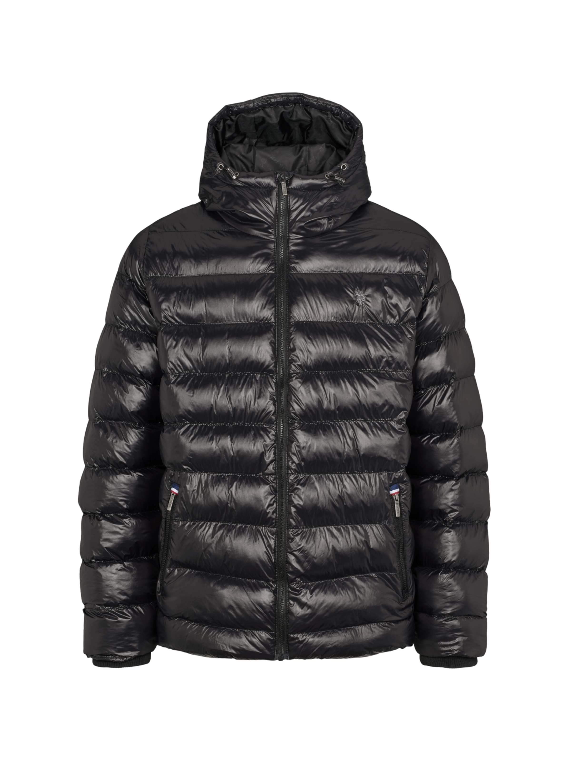 U.S. POLO ASSN. Välikausitakki 'Thor' värissä musta: etupuoli