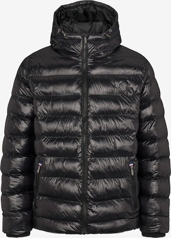 U.S. POLO ASSN. Välikausitakki 'Thor' värissä musta: etupuoli