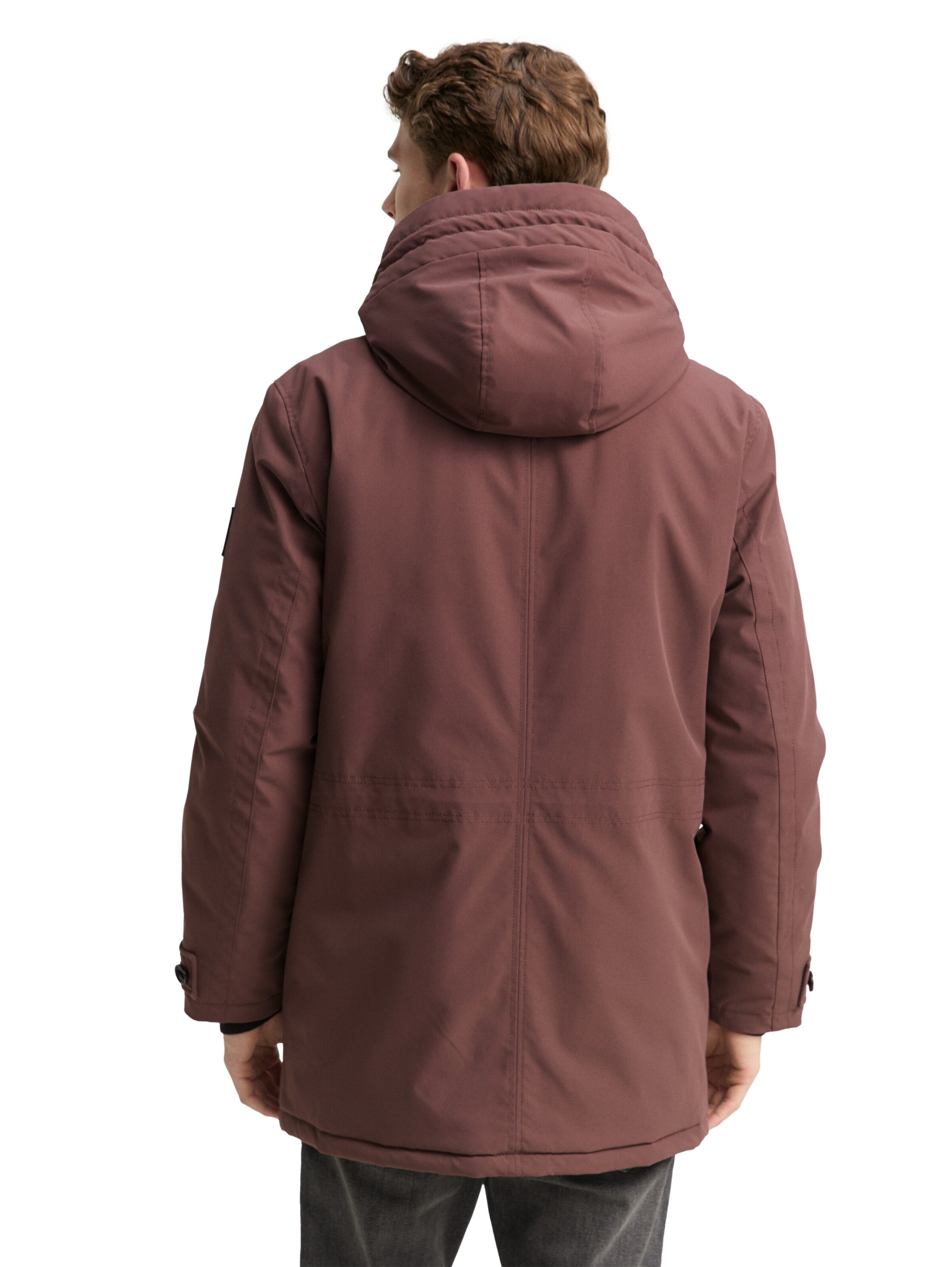 TOM TAILOR Winter Parka in Brown