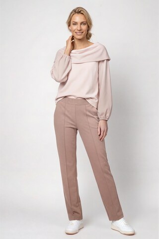 monari Regular Pleated Pants in Beige