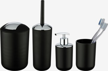 Wenko Bathroom Set 'Brasil' in Black: front