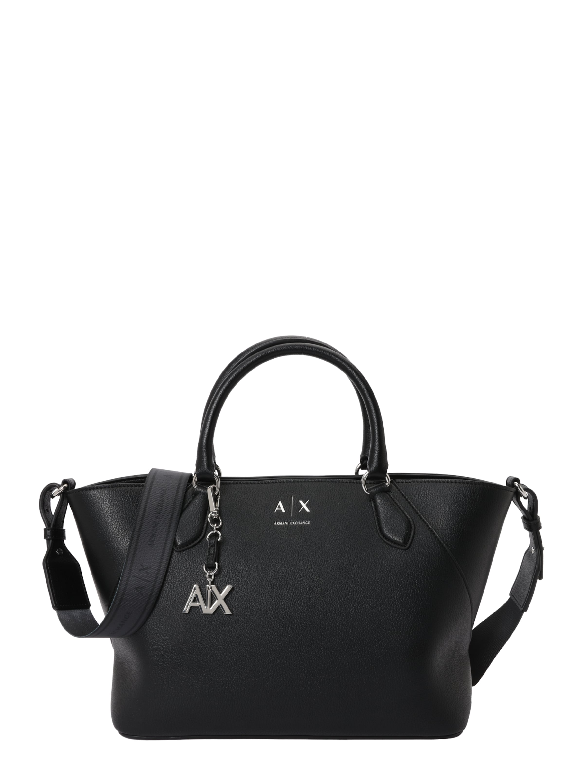 ARMANI EXCHANGE - Shopper en negro: frente