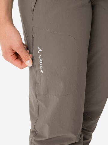 VAUDE Regular Outdoor Pants in Beige