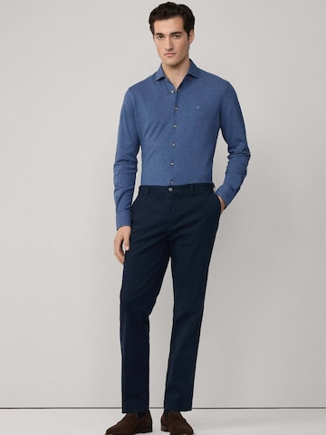 Hackett London Slim Fit Hemd in Blau