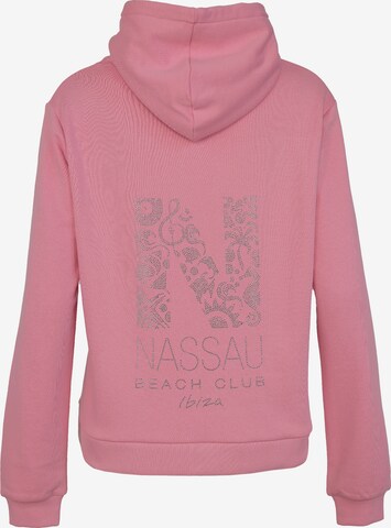 NASSAU Beach Club Sweatjacke 'NB22005' in Pink
