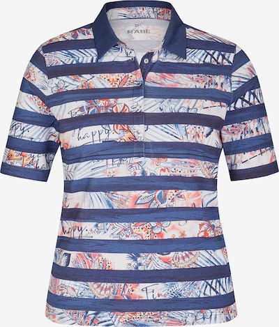 Rabe Poloshirt in marine / hellblau / pfirsich / weiß, Produktansicht