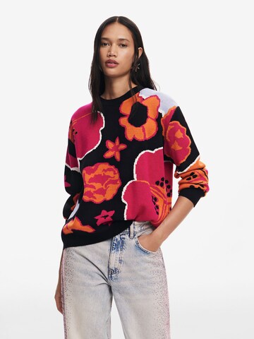 Desigual Trui in Zwart: voorkant