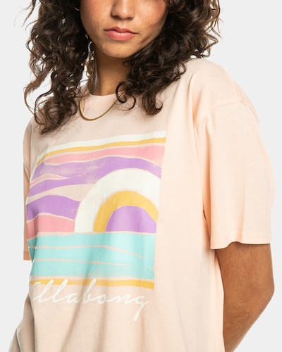 BILLABONG Shirt 'Very Last Moment' in de kleur Hemelsblauw / Orchidee / Perzik / Wit, Productweergave