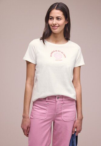 STREET ONE Shirt in White: front