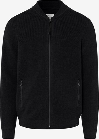 BRAX Knit Cardigan 'John' in Black: front