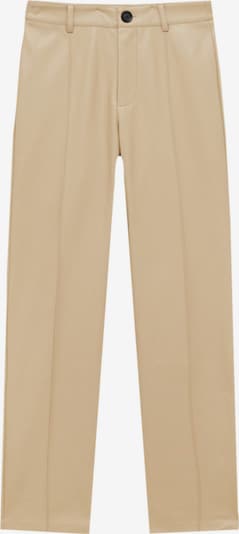 Pantaloni con piega frontale Pull&Bear di colore beige, Visualizzazione prodotti