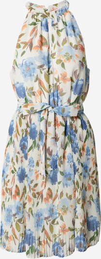 VILA Kleid  'JULIETTE' in blau / braun / orange / weiß, Produktansicht