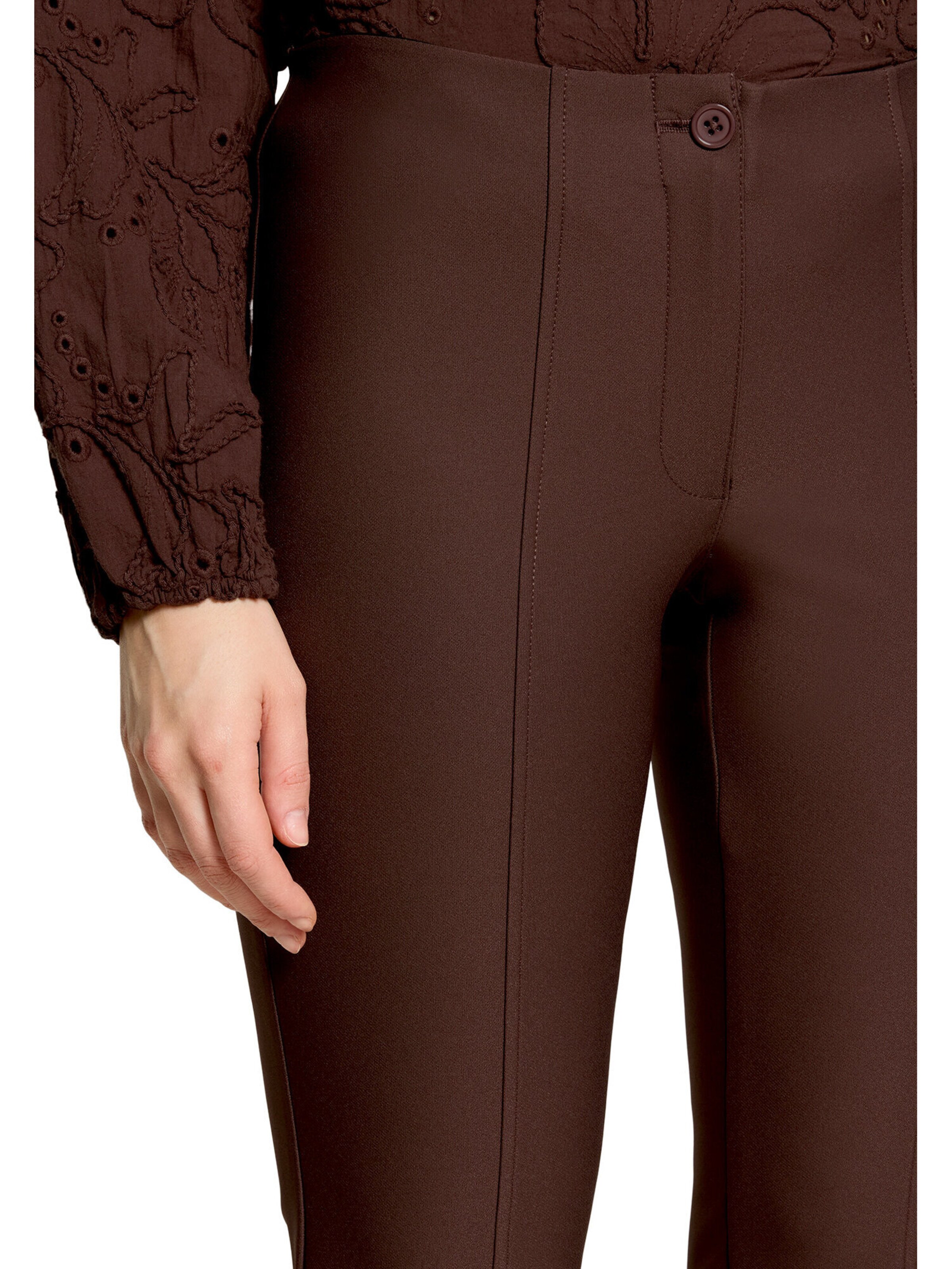 Coupe slim Pantalon Betty Barclay en marron