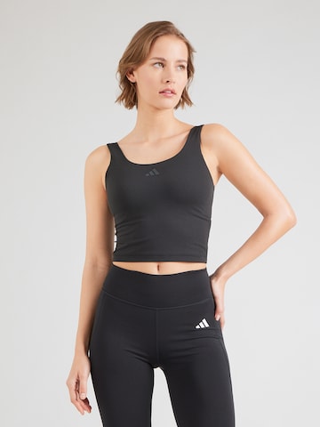 ADIDAS PERFORMANCE Αθλητικό τοπ σε μαύρο: μπροστά