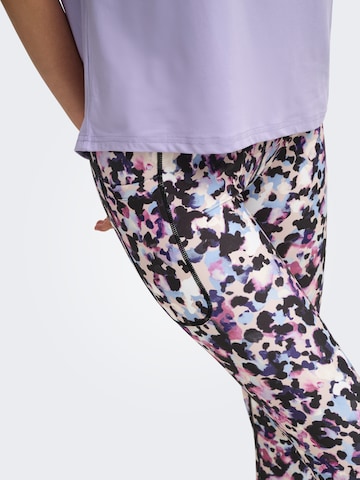 ONLY PLAY Skinny Workout Pants 'ONPJAM-2' in Beige