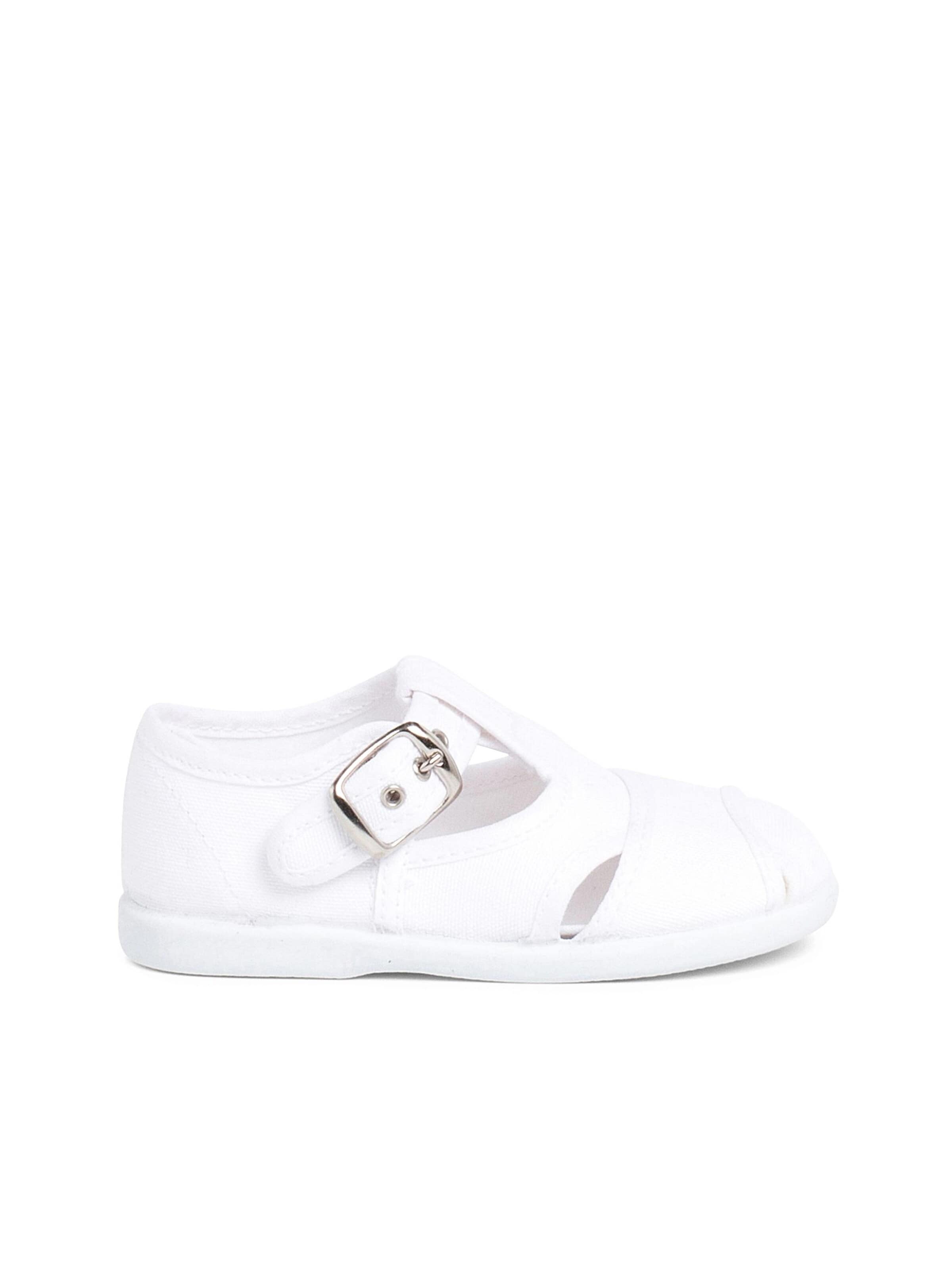 Pisamonas First-Step Shoes in White
