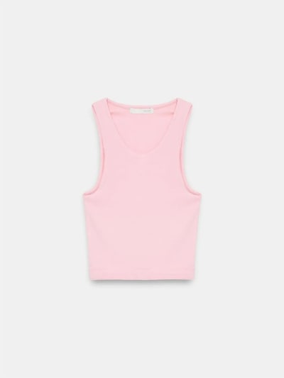 Dilvin Haut en S en rose, Vue avec produit