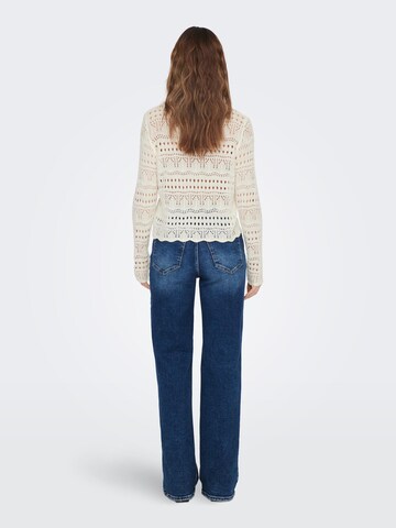 JDY Pullover 'Sun' i hvid