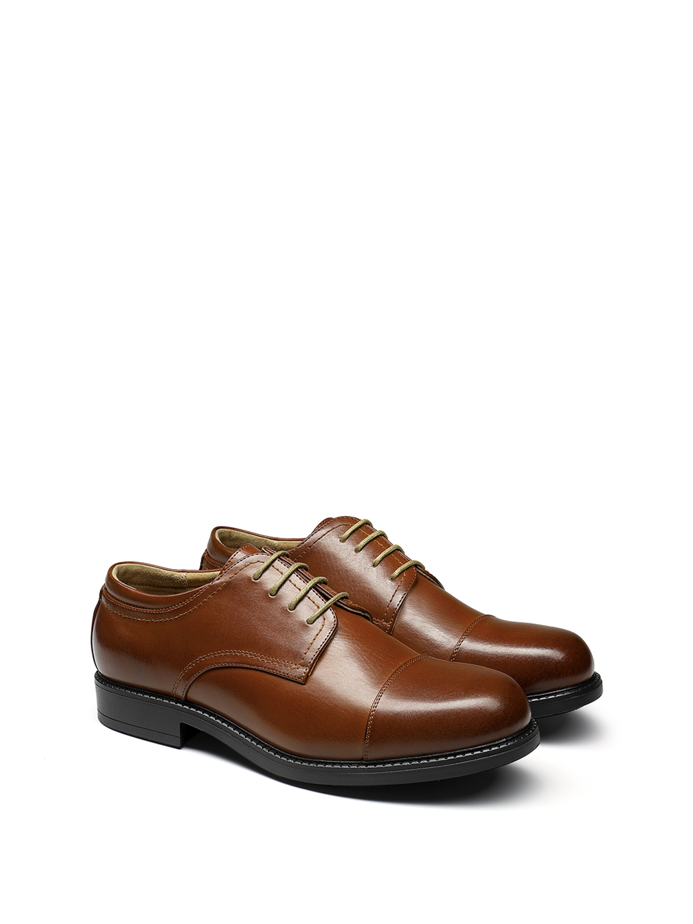 Bruno Marc Lace-Up Shoes in Brown