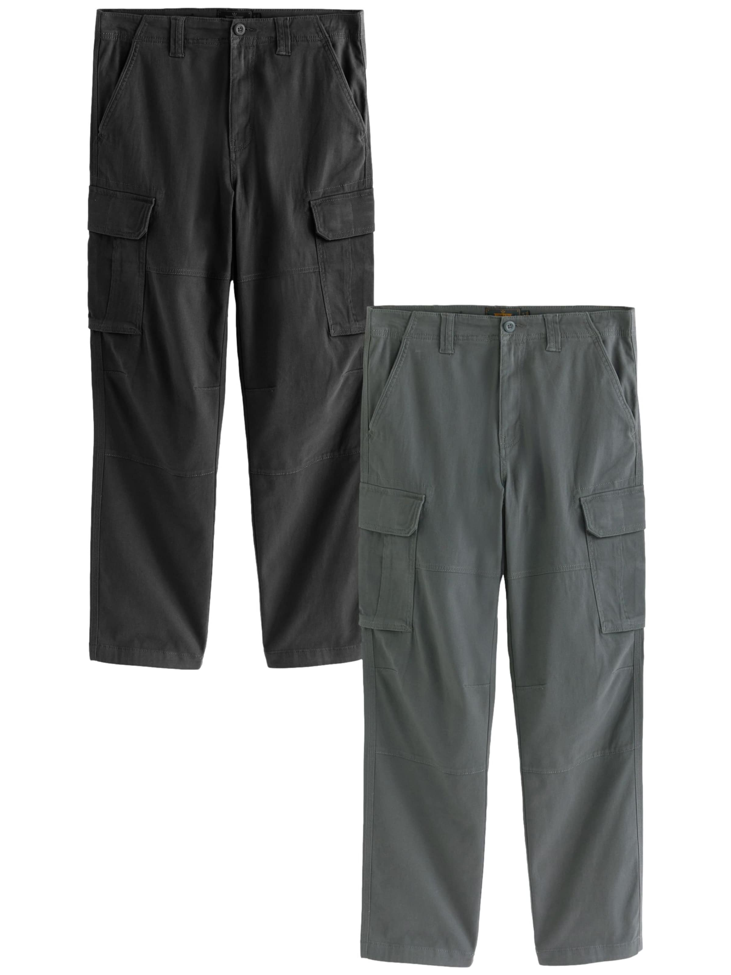 Next Regular Cargo trousers in Grey: front