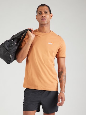 PUMA Functioneel shirt 'ESS No. 1' in Bruin: voorkant
