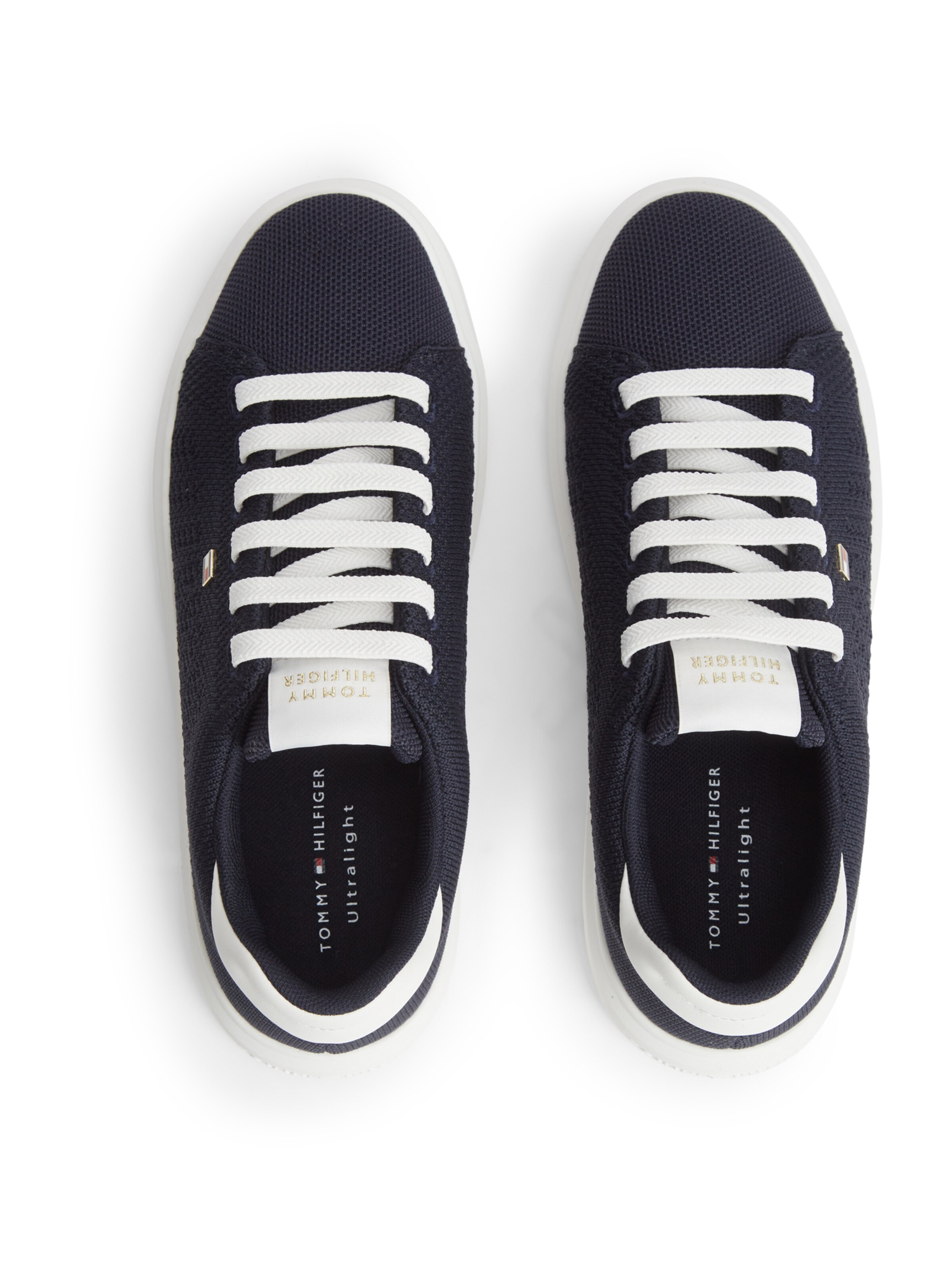 TOMMY HILFIGER Sneakers laag 'LIGHT KNIT' in Blauw