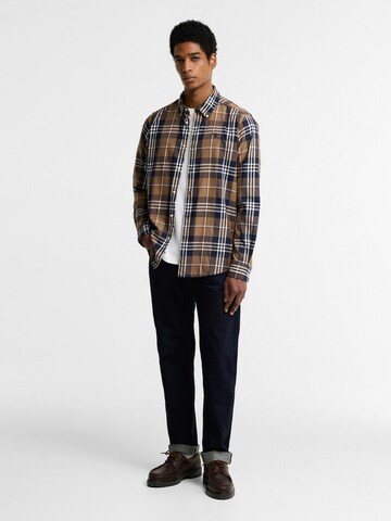 Barbour Regular fit Button Up Shirt in Brown