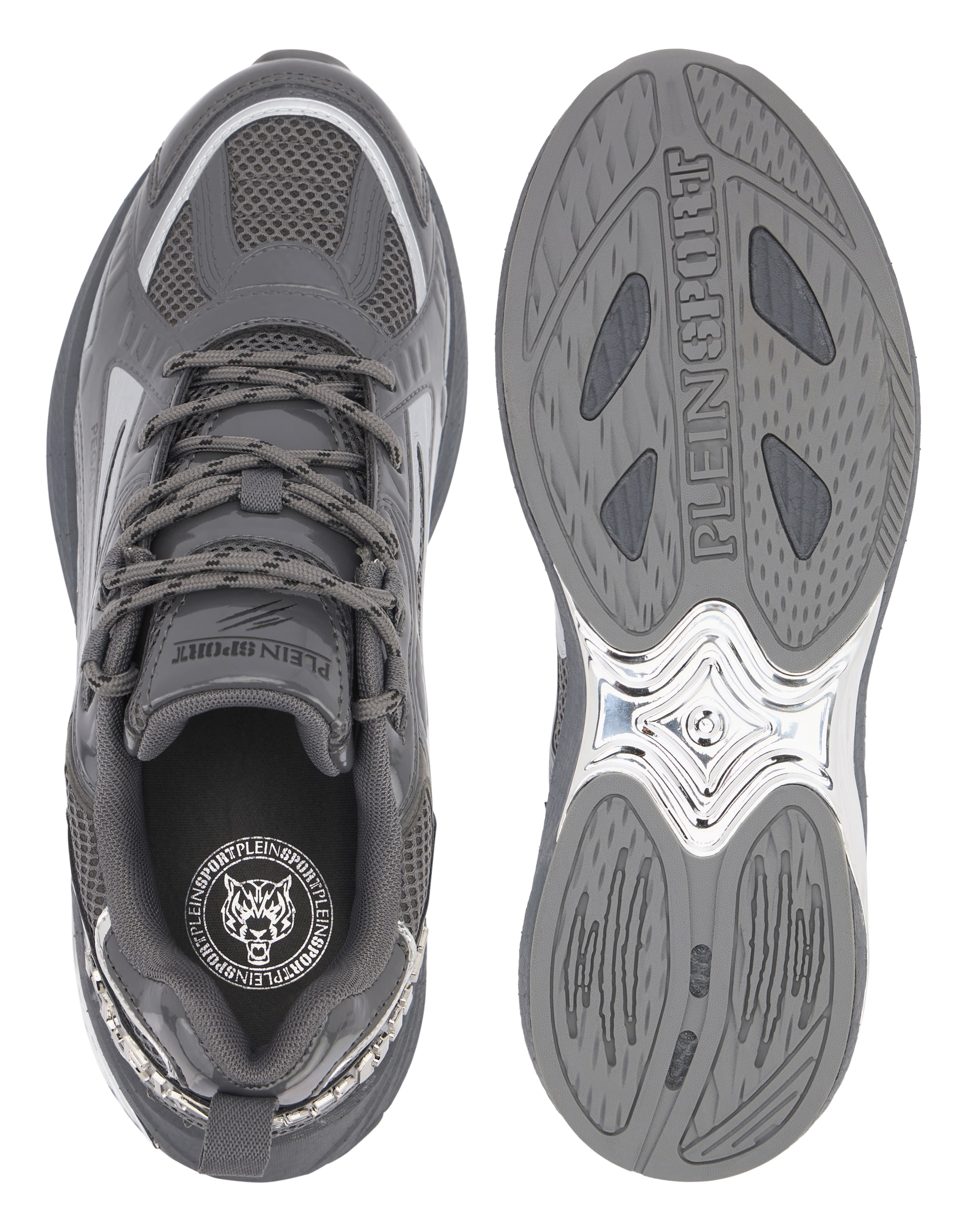 Sneaker bassa 'Pegasus' di Plein Sport in grigio