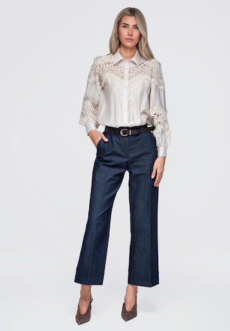 Ombre Blouse in Beige
