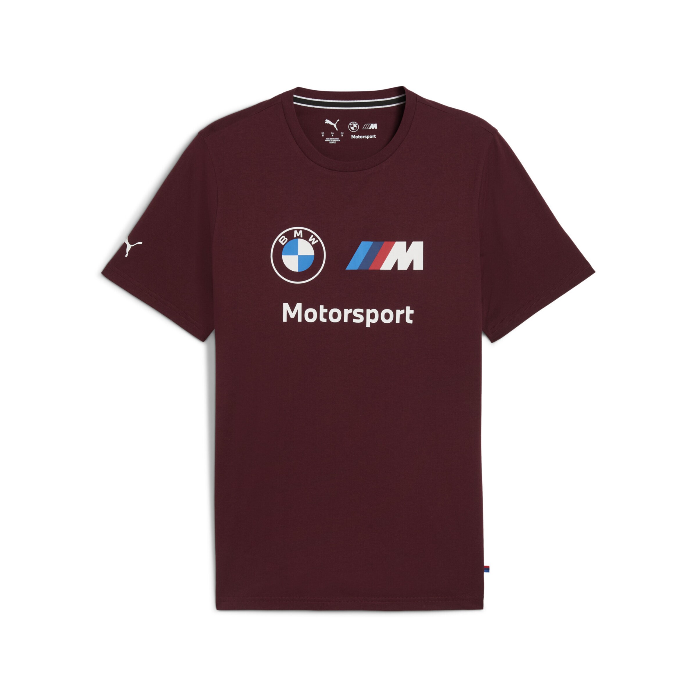 PUMA Functioneel shirt 'BMW M Motorsport Essentials' in Rood: voorkant
