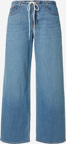 Abercrombie & Fitch Широкий Джинсы в Синий: спереди