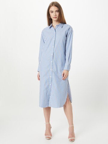 Monki Shirt Dress in Blue: front