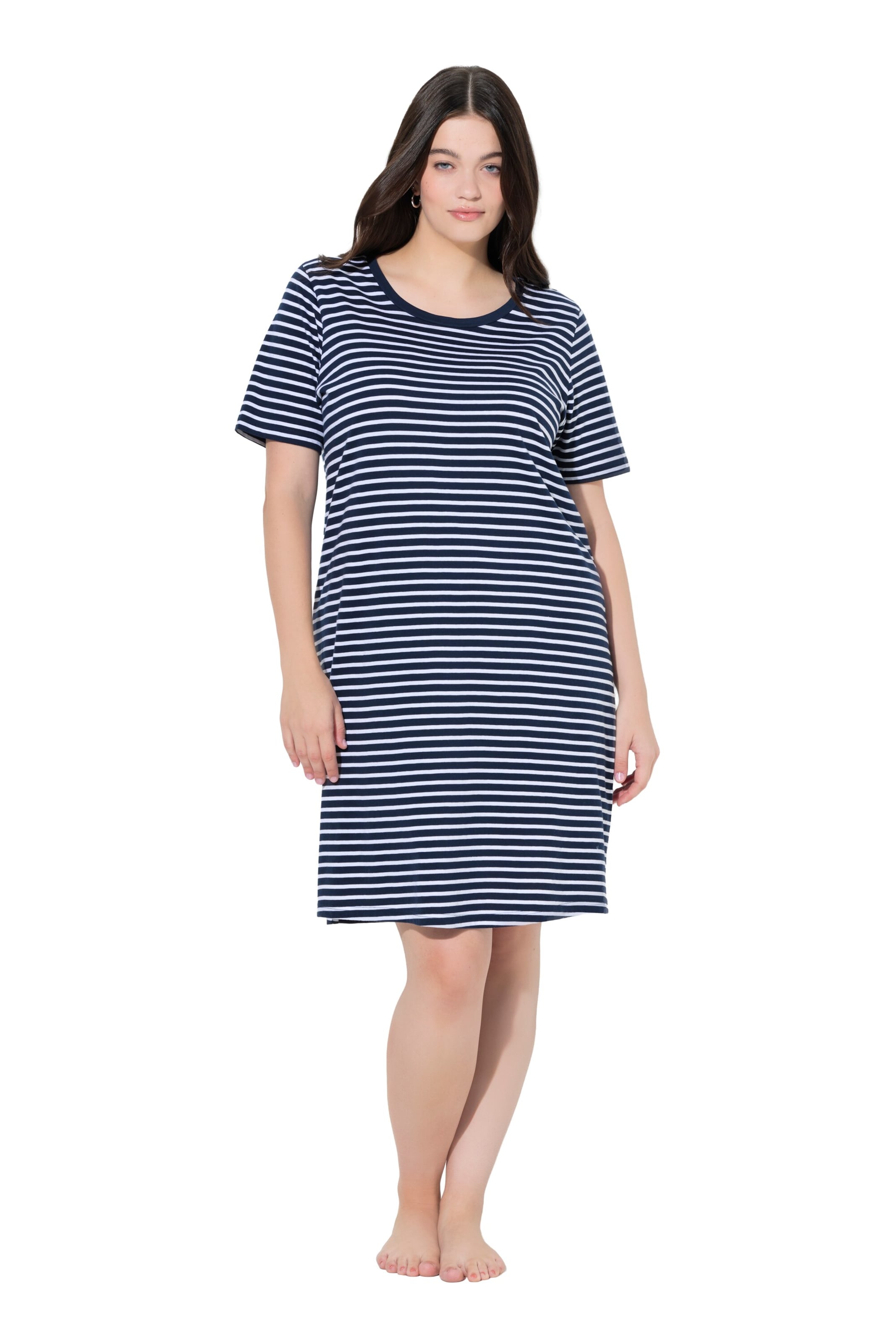 Ulla Popken Nightgown in Blue: front