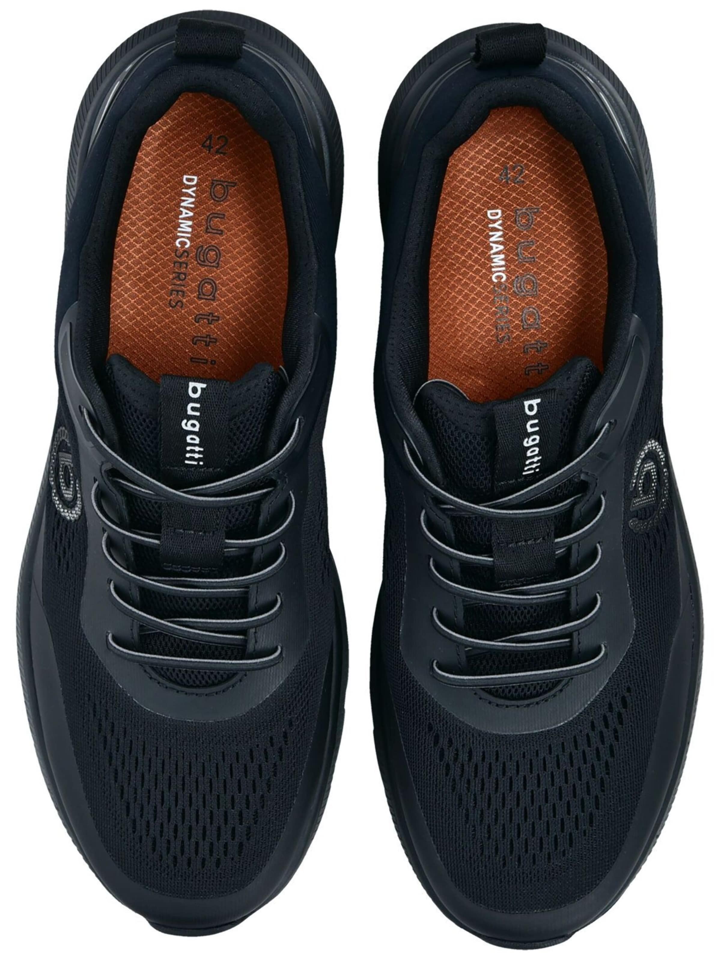 Sneaker bassa di bugatti in nero