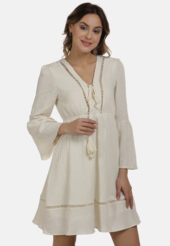 DreiMaster Vintage Letní šaty – bílá: přední strana