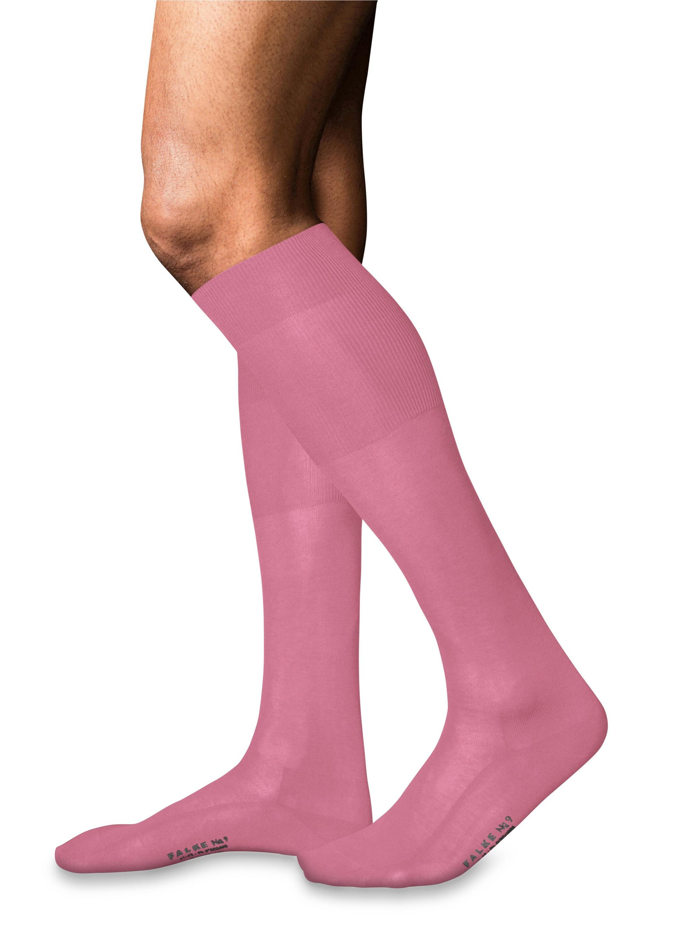 FALKE Knee High Socks 'No. 9 Pure Fil d´Écosse' in Pink