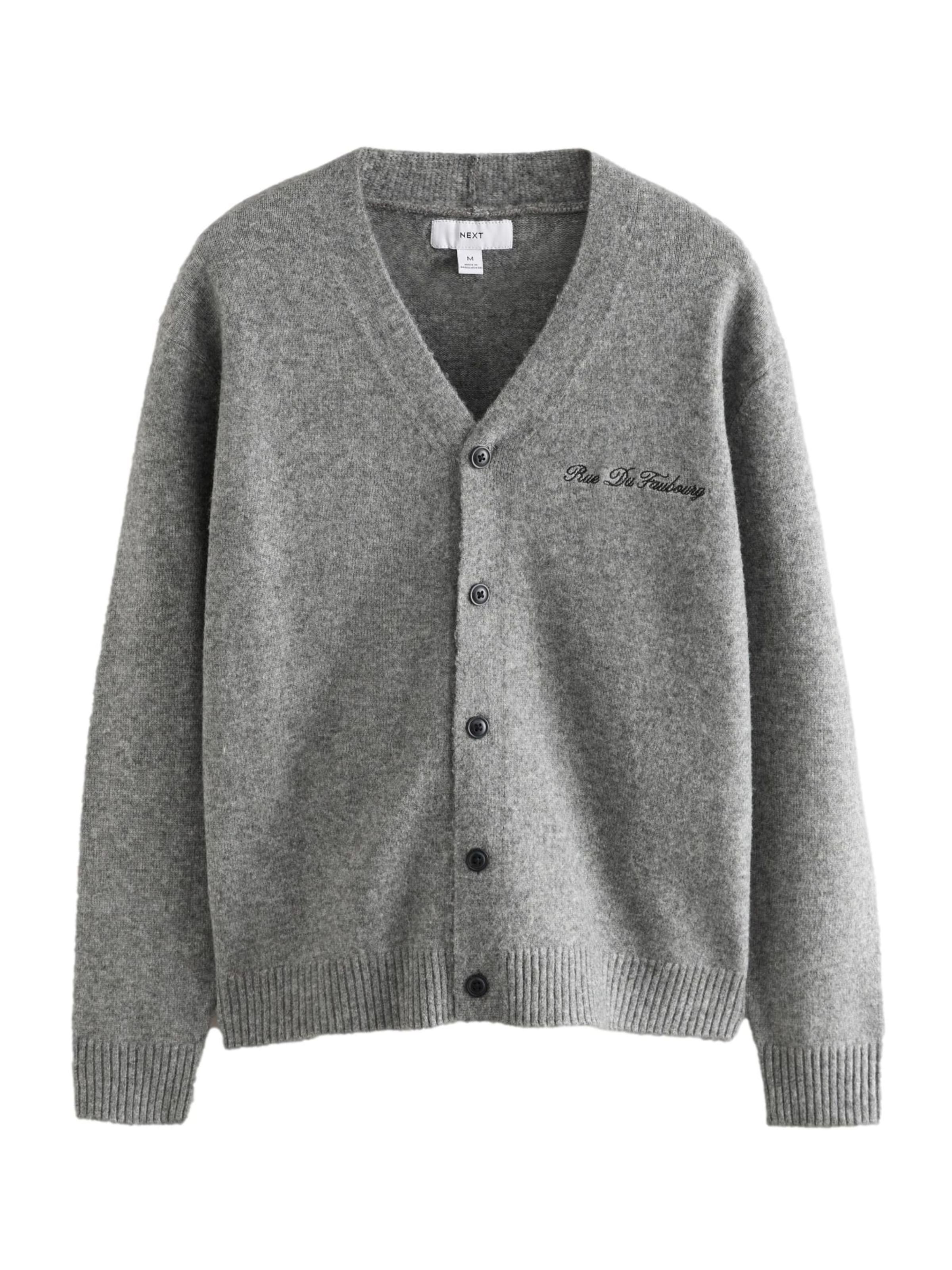 Next Strickjacke in Grau: Vorderseite