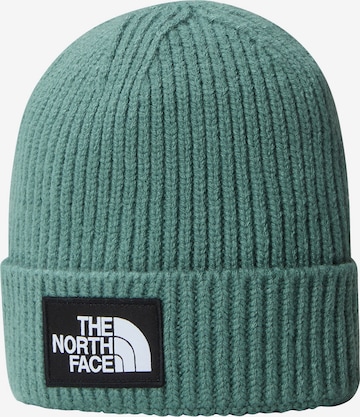 Căciulă de la THE NORTH FACE pe verde: față