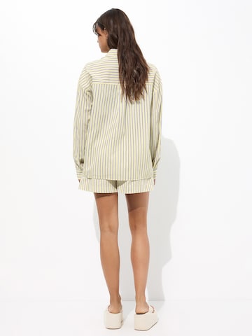 Pull&Bear Bluse in Gelb