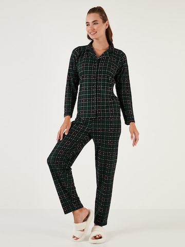 LELA Pyjama in Grün