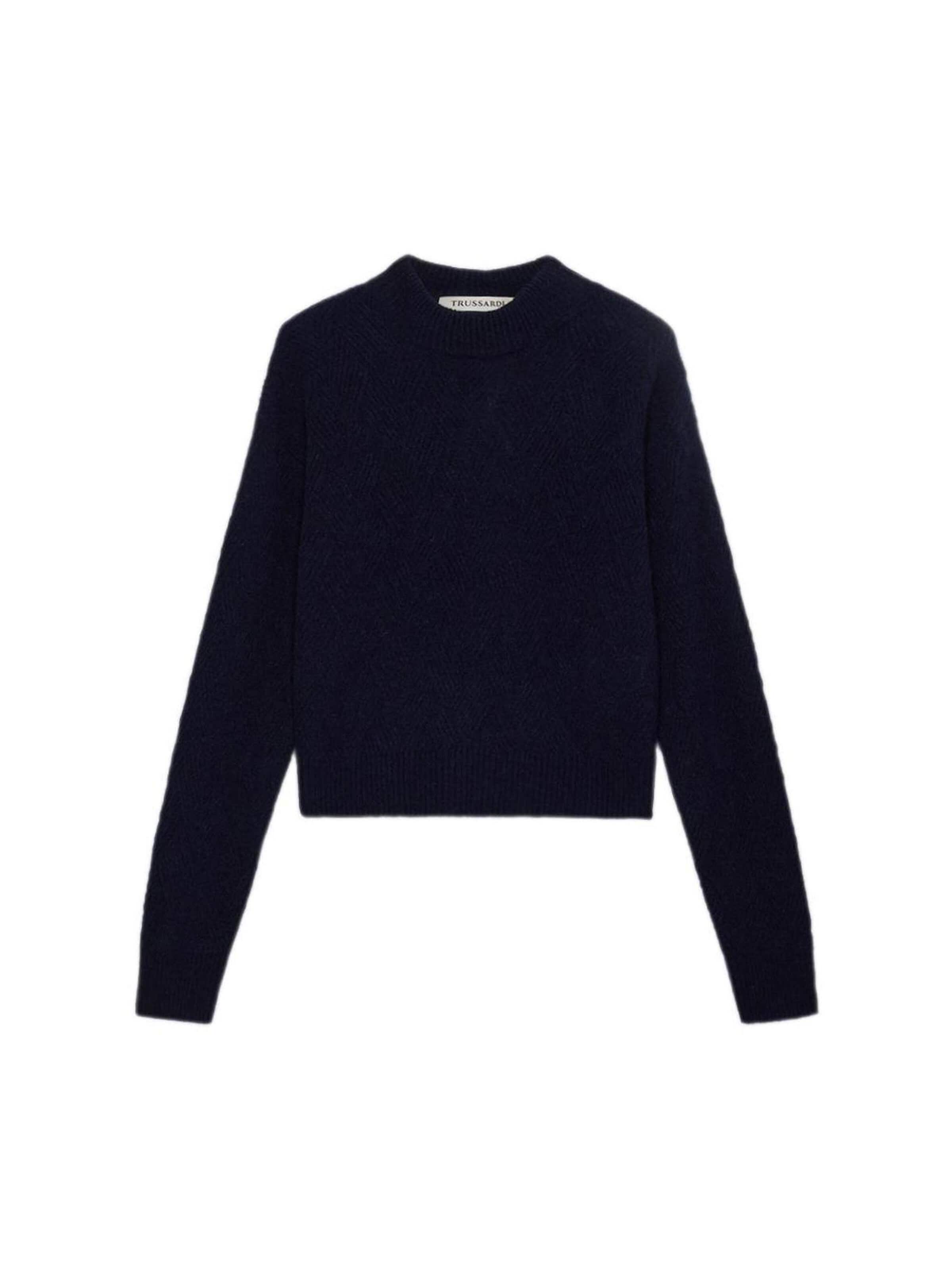 Trussardi Trui in Blauw: voorkant