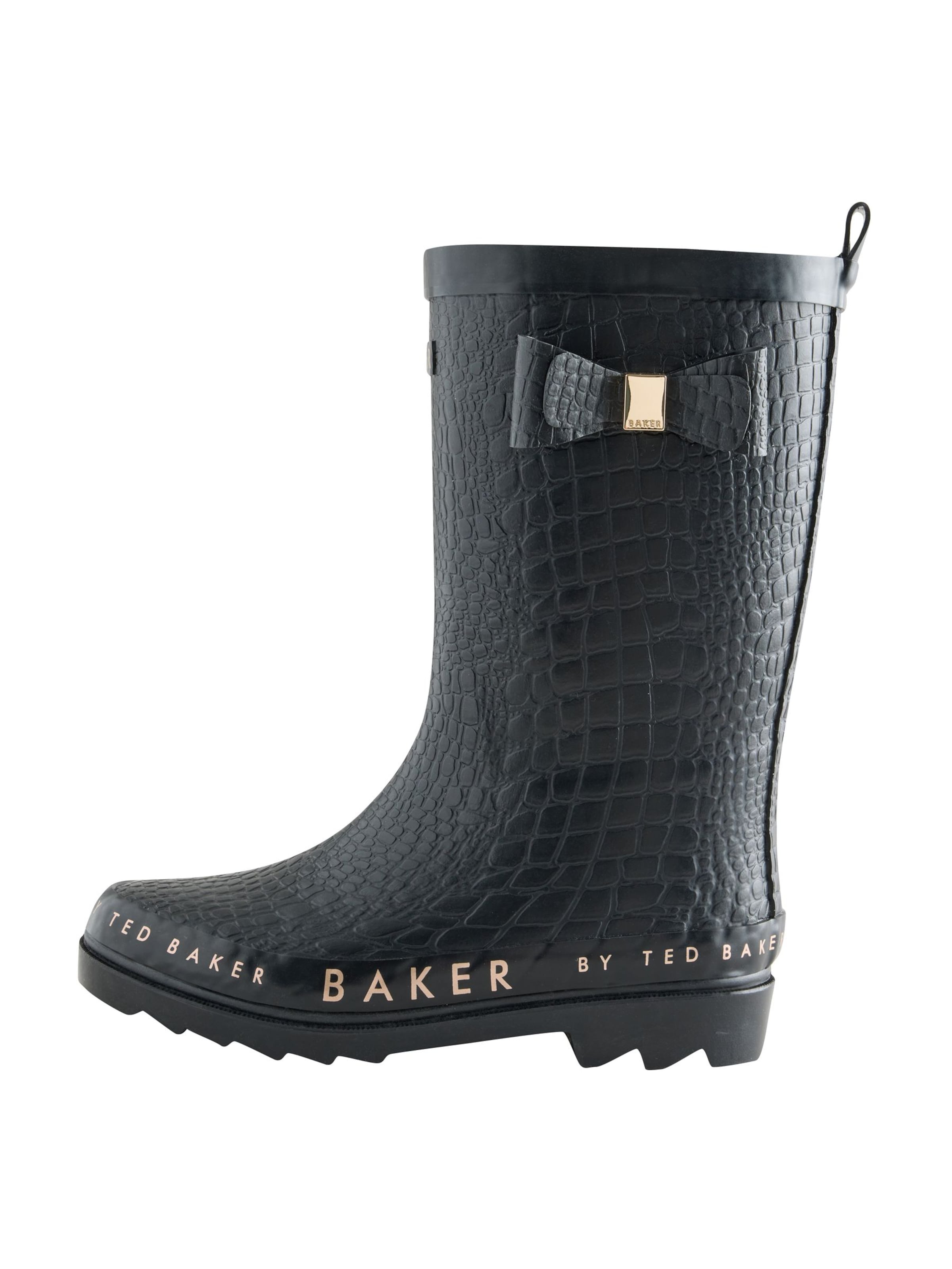 Baker by Ted Baker Rubber boot in Black: front