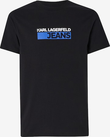 Maglietta di KARL LAGERFELD JEANS in nero: frontale