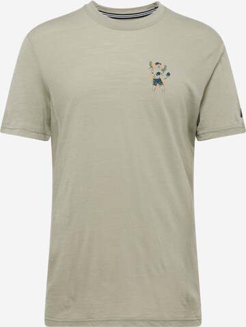 T-Shirt fonctionnel super.natural en gris : devant