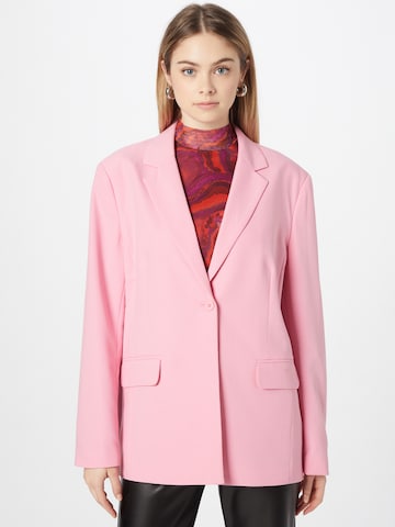 Blazer 'Arky' minimum en rose : devant