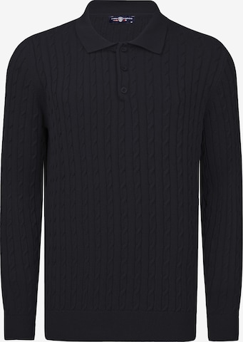 Pullover di Jimmy Sanders in blu: frontale