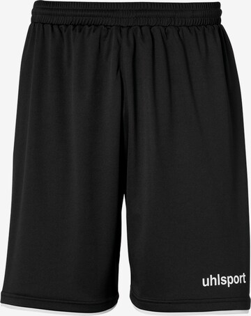 UHLSPORT Workout Pants in Black: front