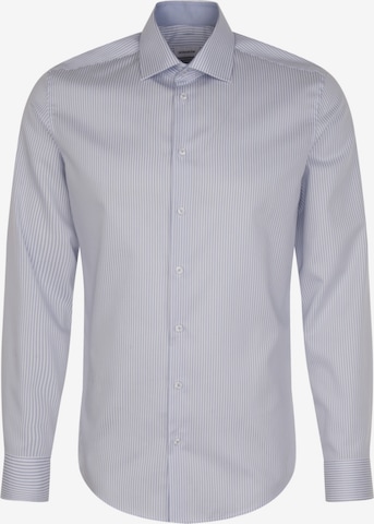 Coupe slim Chemise business SEIDENSTICKER en bleu : devant