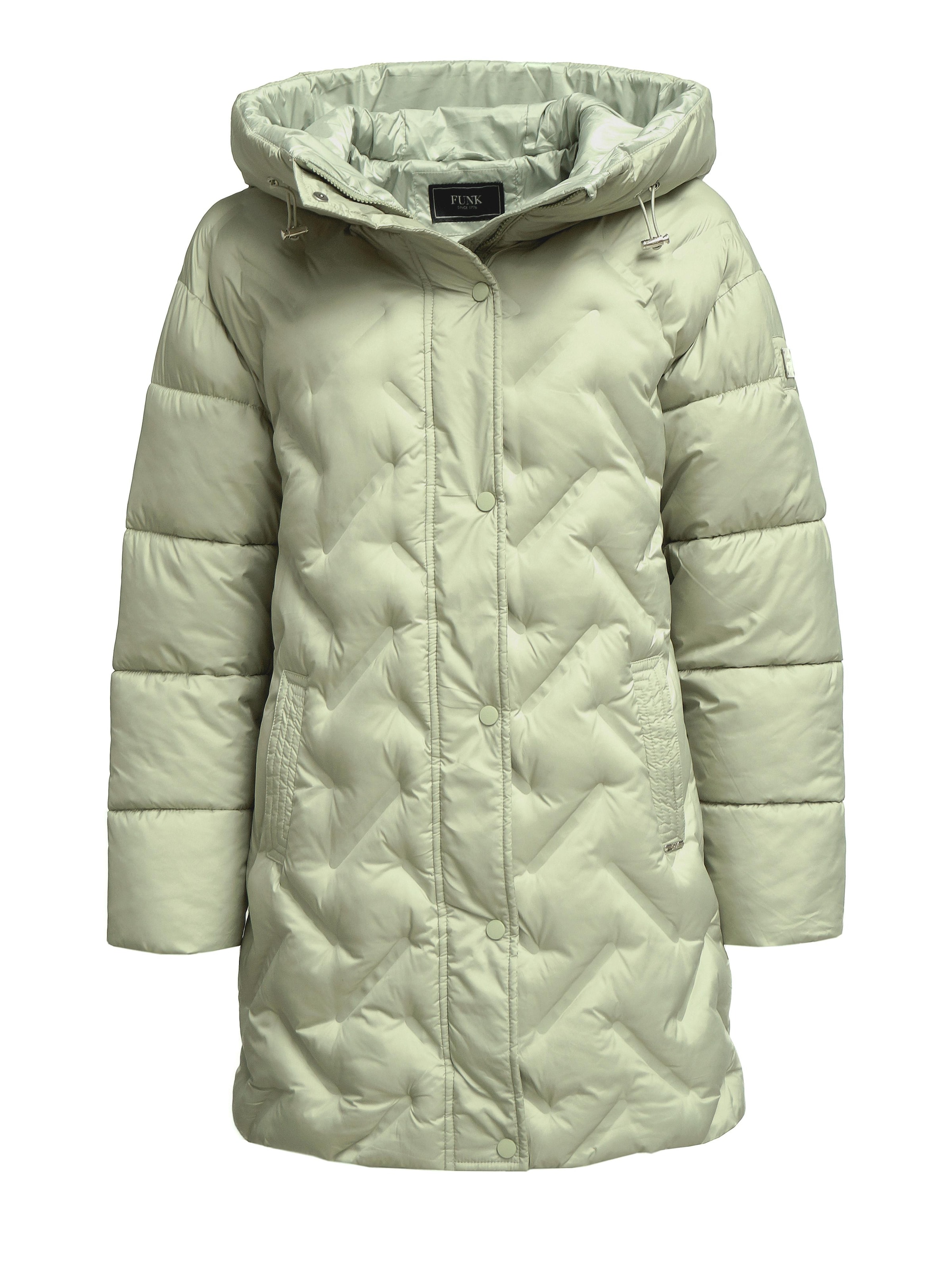 Funk since 1776 Winter Jacket in Green: front